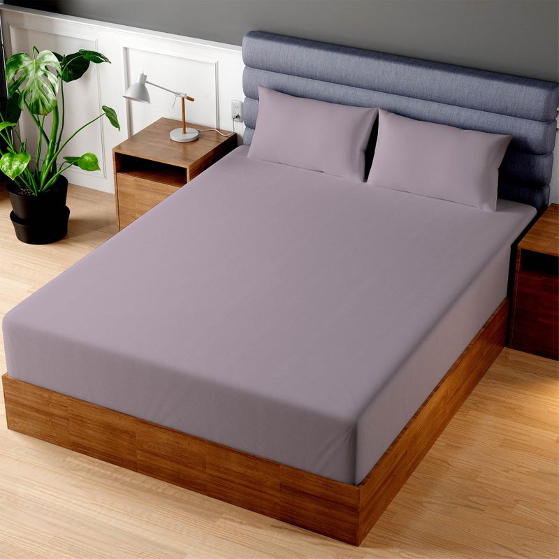 Superity Linen Superity Luxurious Hotel Quality Queen Fitted Sheet 100% Cotton Ultra Soft  Skin-Friendly & Hypoallergenic Deep Pocket Fits 16 Mattress Easy Care & Snug Fit (Queen Size - 60 X 80) - Image 1